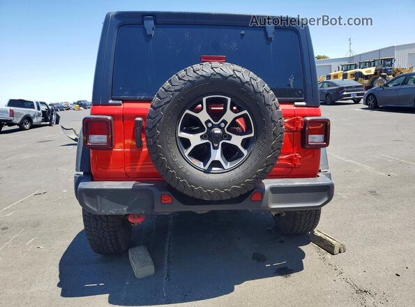 1C4HJXFN5NW129576 2022 JEEP WRANGLER Red Vista trasera