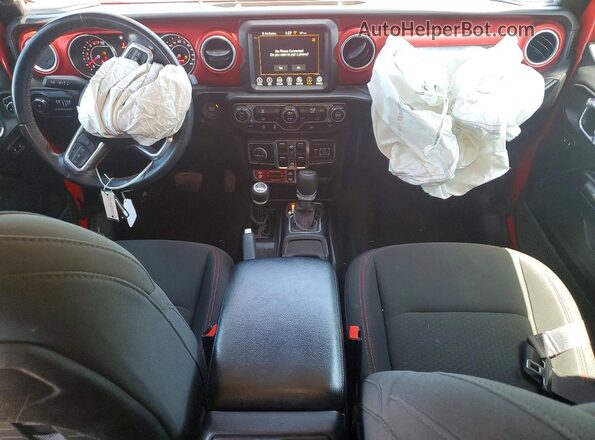 1C4HJXFN5NW129576 2022 JEEP WRANGLER Red Vista del salpicadero