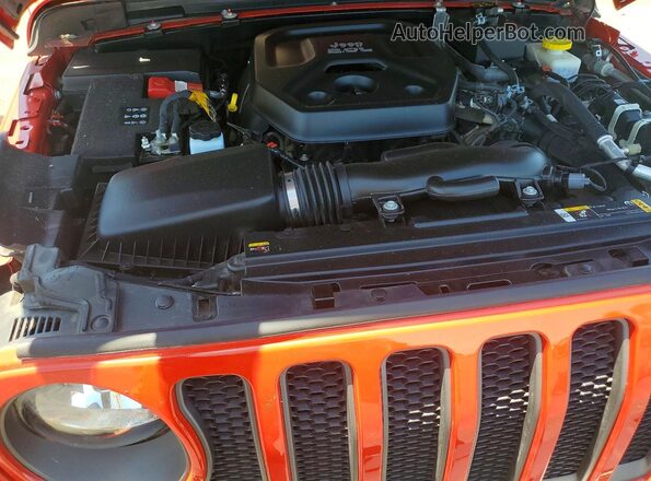 1C4HJXFN5NW129576 2022 JEEP WRANGLER Red Vista interior trasera