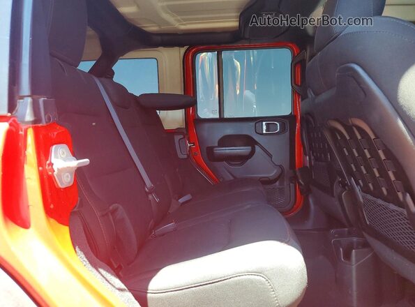 1C4HJXFN5NW129576 2022 JEEP WRANGLER Red Vista de los asientos traseros