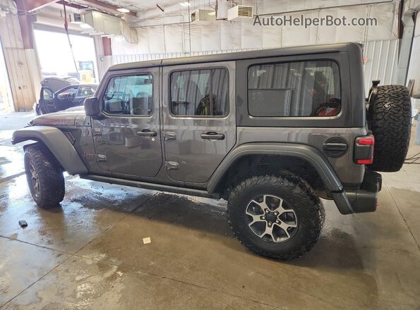 1C4HJXFN7KW599734 2019 JEEP WRANGLER Серый Задняя левая четверть