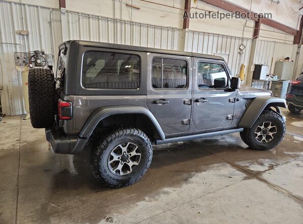 1C4HJXFN7KW599734 2019 JEEP WRANGLER Серый Задняя правая четверть
