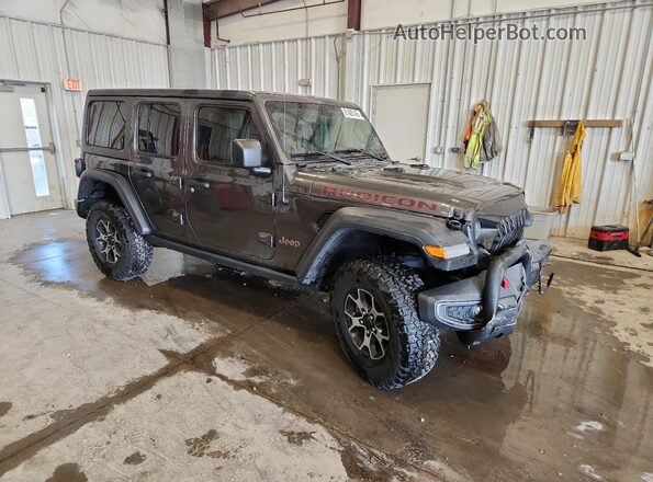 1C4HJXFN7KW599734 2019 JEEP WRANGLER Серый Передняя правая четверть