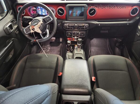 1C4HJXFN7KW599734 2019 JEEP WRANGLER Серый Вид панели приборов