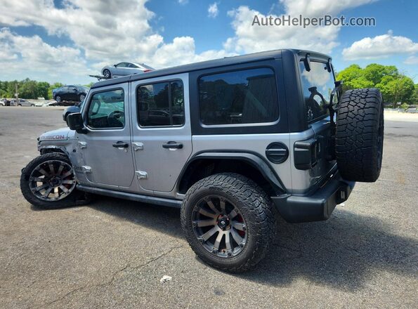 1C4HJXFN8LW132601 2020 JEEP WRANGLER Gray Trasero izquierdo