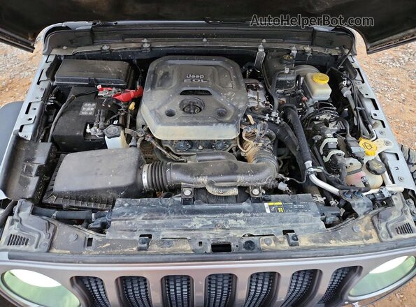 1C4HJXFN8LW132601 2020 JEEP WRANGLER Gray Vista del compartimento del motor