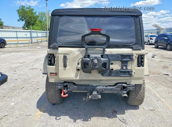 1C4HJXFN8NW249503 2022 JEEP WRANGLER Brown Вид ззаду
