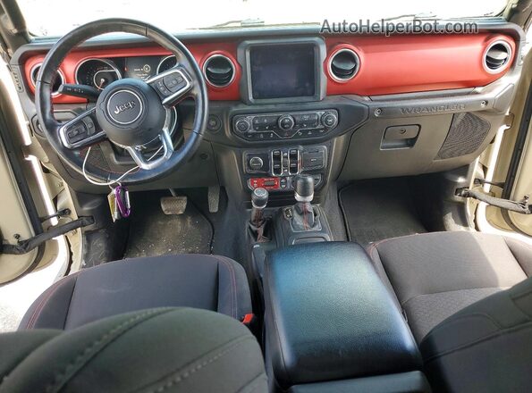 1C4HJXFN8NW249503 2022 JEEP WRANGLER Brown Вид панелі приладів
