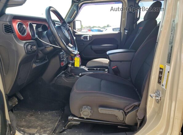 1C4HJXFN8NW249503 2022 JEEP WRANGLER Brown Вид салону спереду