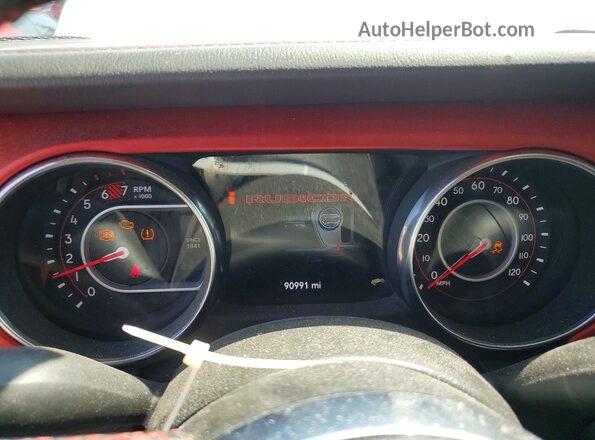 1C4HJXFN9KW524517 2019 JEEP WRANGLER White Instrument cluster view