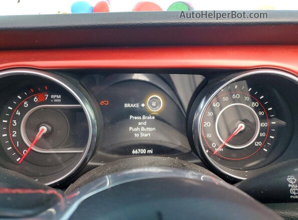 1C4HJXFN9MW763827 2021 JEEP WRANGLER Black Սարքավորումների վահանակի տեսք