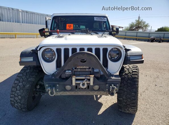 1C4HJXFNXJW199309 2018 JEEP WRANGLER White Widok z przodu