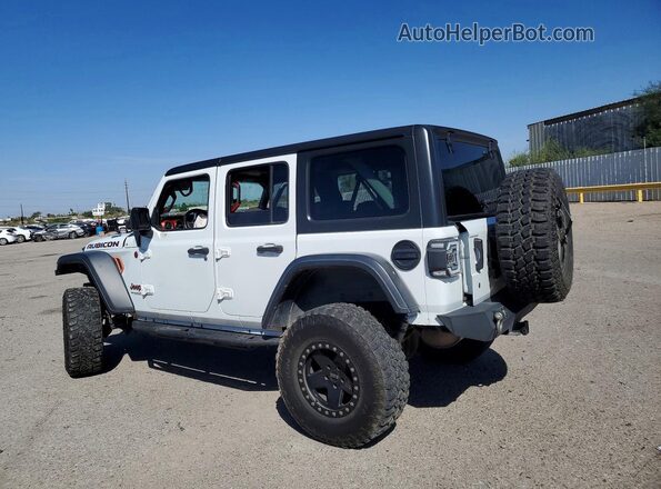 1C4HJXFNXJW199309 2018 JEEP WRANGLER White Tył lewy