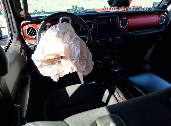 1C4HJXFNXJW199309 2018 JEEP WRANGLER White Widok deski rozdzielczej