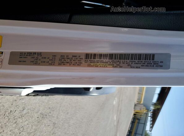 1C4HJXFNXJW199309 2018 JEEP WRANGLER White Widok komory silnika