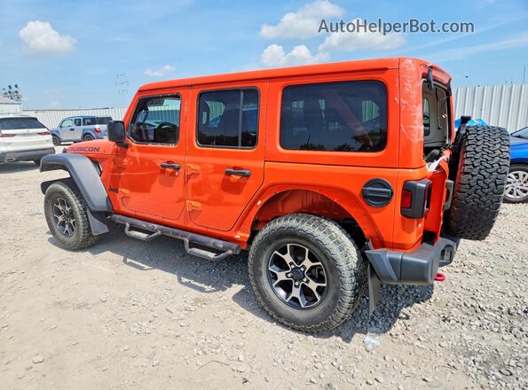 1C4HJXFNXKW513039 2019 JEEP WRANGLER Orange Задня ліва чверть