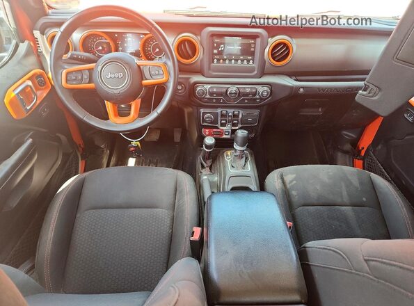 1C4HJXFNXKW513039 2019 JEEP WRANGLER Orange Вид панелі приладів