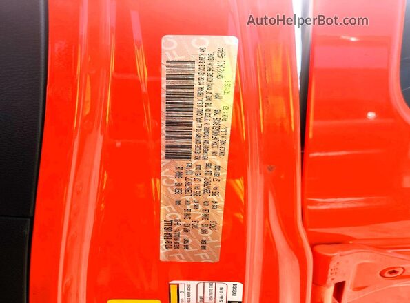 1C4HJXFNXKW513039 2019 JEEP WRANGLER Orange Вид наклейки з VIN-кодом