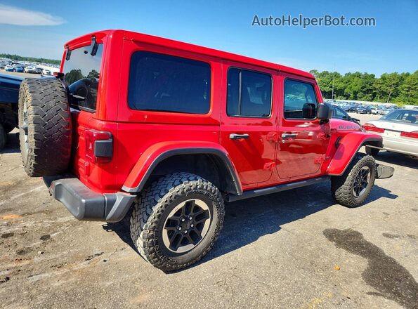 1C4HJXFNXLW106615 2020 JEEP WRANGLER Оранжевый Задняя правая четверть