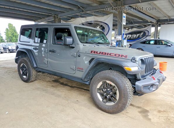 1C4HJXFNXMW522696 2021 JEEP WRANGLER Gray Առջևի աջ