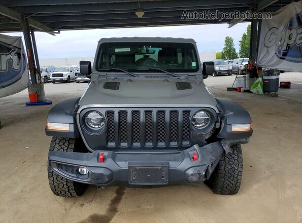 1C4HJXFNXMW522696 2021 JEEP WRANGLER Gray Դիմացի տեսք