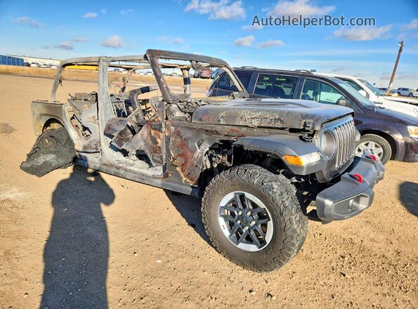 1C4HJXFNXMW820682 2021 JEEP WRANGLER Gray Przód prawy