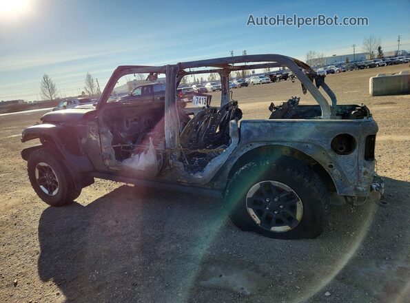 1C4HJXFNXMW820682 2021 JEEP WRANGLER Gray Tył lewy