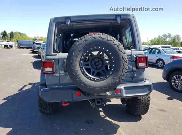 1C4HJXFNXNW259109 2022 JEEP WRANGLER Gray Հետևի տեսք