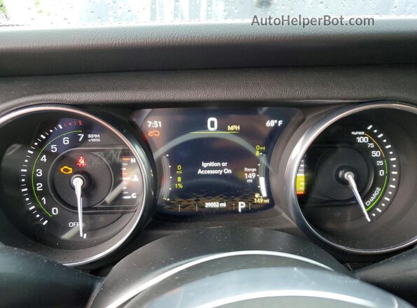 1C4JJXP60PW514507 2023 JEEP WRANGLER Black Instrument cluster view
