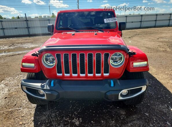1C4JJXP61NW108281 2022 JEEP WRANGLER Красный Вид спереди
