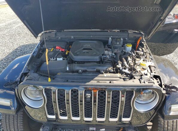 1C4JJXP62PW557472 2023 JEEP WRANGLER Black Vista del compartimento del motor