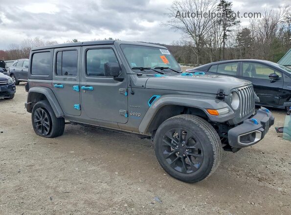 1C4JJXP62PW702980 2023 JEEP WRANGLER Серый Передняя правая четверть