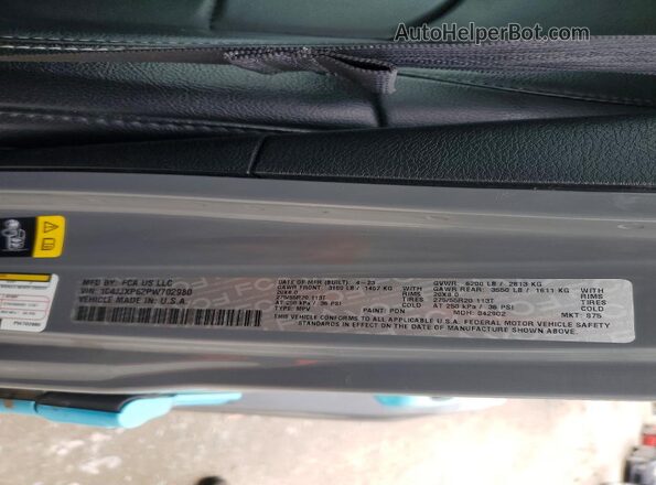 1C4JJXP62PW702980 2023 JEEP WRANGLER Серый Вид подкапотного пространства