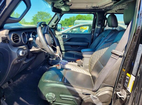1C4JJXP64MW643233 2021 JEEP WRANGLER Black Front interior view