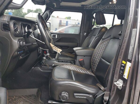 1C4JJXP64MW762142 2021 JEEP WRANGLER Gray Вид салону спереду