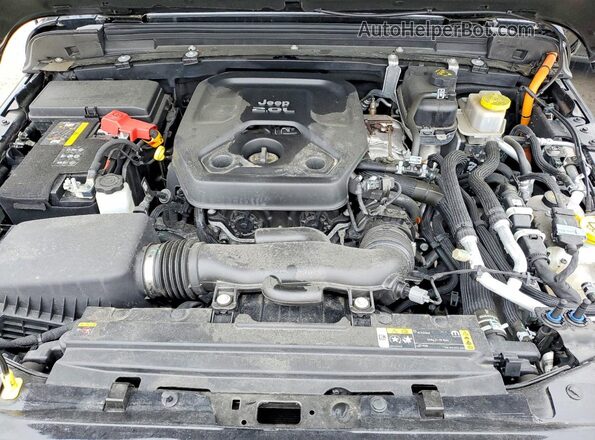 1C4JJXP64PW556534 2023 JEEP WRANGLER Black Engine compartment view