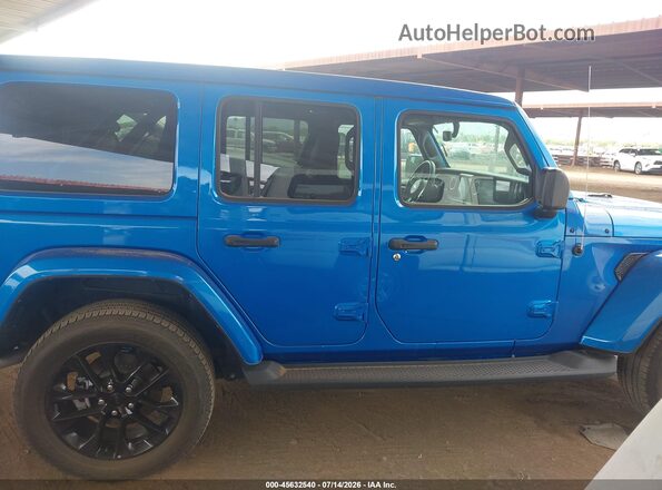 1C4JJXP64PW651353 2023 JEEP WRANGLER Синий Вид задней части салона