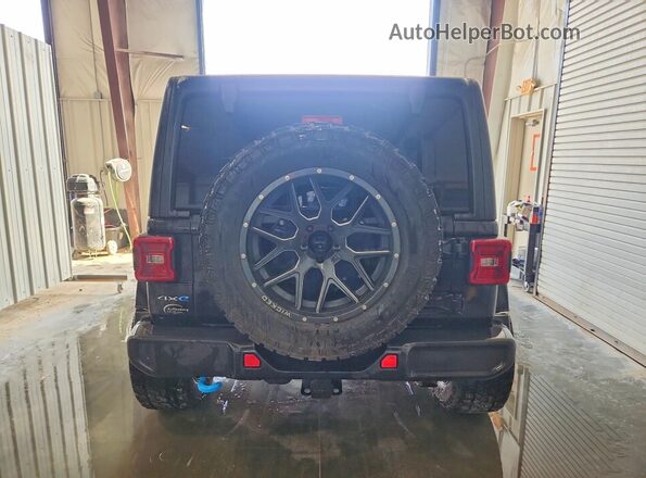 1C4JJXP65NW276733 2022 JEEP WRANGLER Black უკანა ხედი