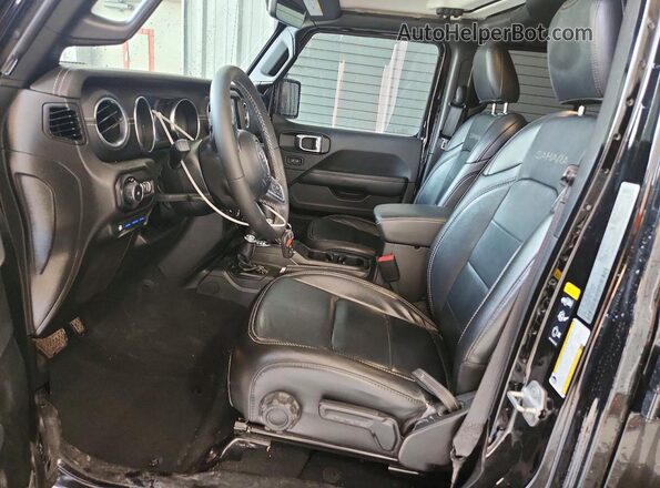 1C4JJXP65NW276733 2022 JEEP WRANGLER Black წინა სალონის ხედი