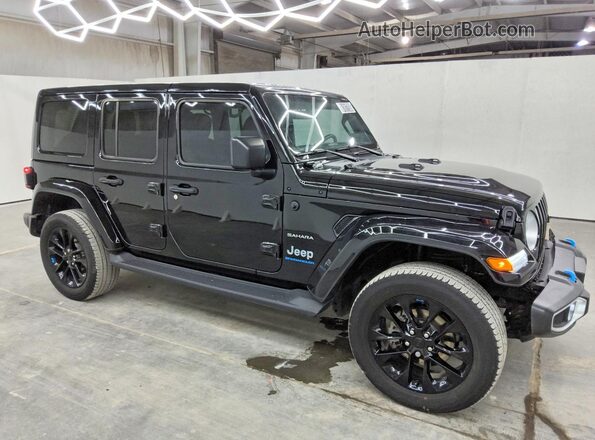1C4JJXP65PW557062 2023 JEEP WRANGLER Черный Передняя правая четверть