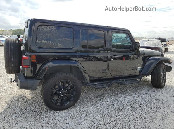 1C4JJXP66MW860122 2021 JEEP WRANGLER Черный Задняя правая четверть