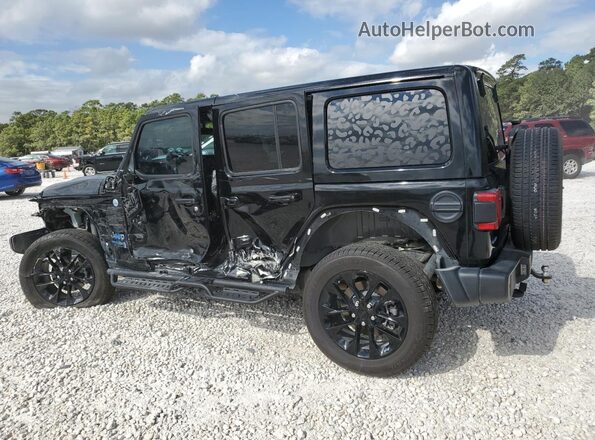 1C4JJXP66MW860122 2021 JEEP WRANGLER Черный Задняя левая четверть