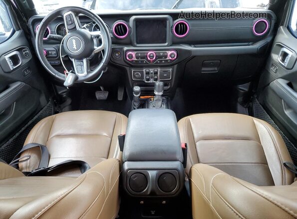 1C4JJXP66MW860122 2021 JEEP WRANGLER Черный Вид панели приборов