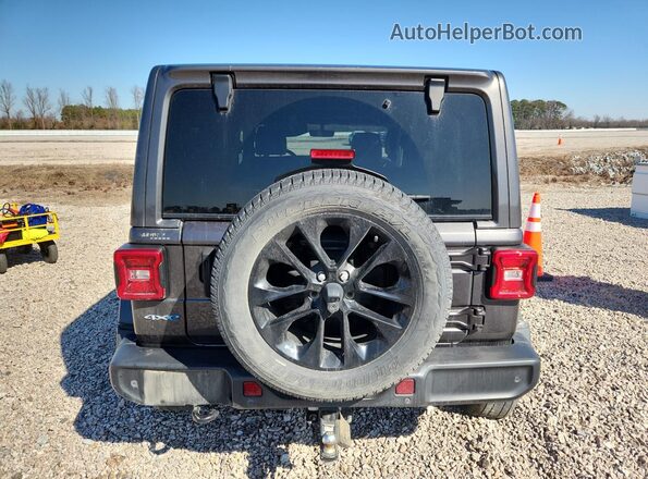 1C4JJXP67MW830403 2021 JEEP WRANGLER Gray უკანა ხედი