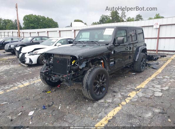 1C4JJXP68PW630635 2023 JEEP WRANGLER Black წინა მარცხენა ხედი სამი მეოთხედიდან