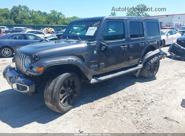 1C4JJXP69MW859952 2021 JEEP WRANGLER Black წინა მარცხენა ხედი სამი მეოთხედიდან