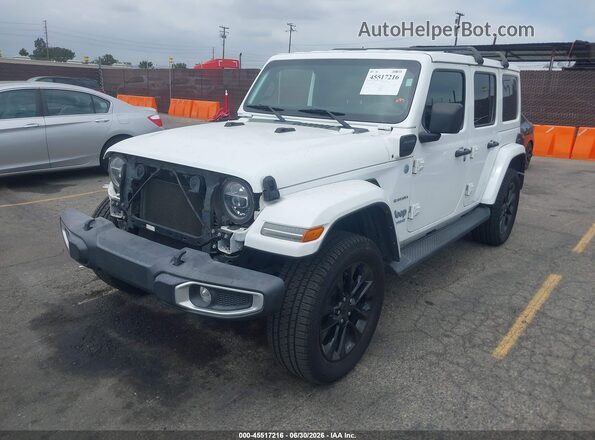 1C4JJXP6XMW824899 2021 JEEP WRANGLER White Передня ліва чверть