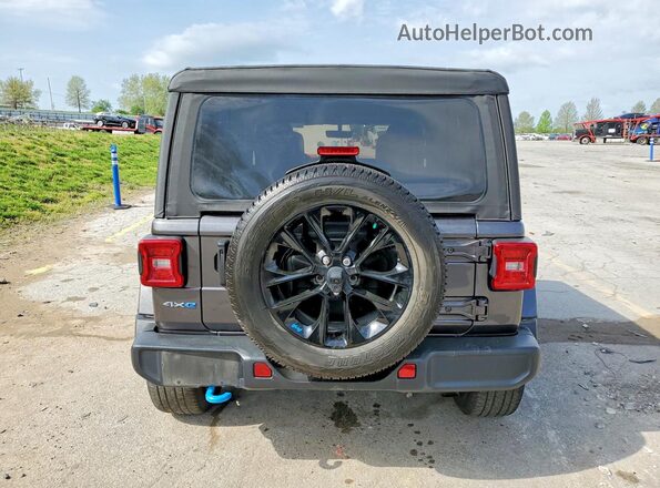 1C4JJXP6XNW276002 2022 JEEP WRANGLER Gray უკანა ხედი