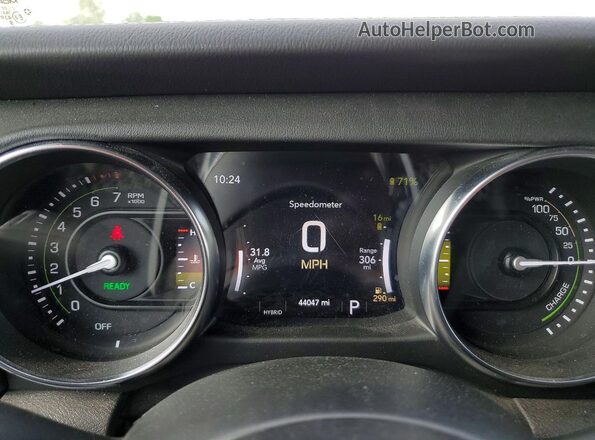 1C4JJXP6XNW276002 2022 JEEP WRANGLER Gray ხელსაწყოთა პანელის ხედი