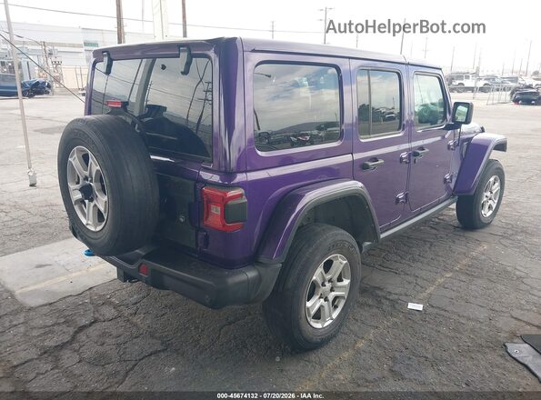 1C4JJXR60PW569410 2023 JEEP WRANGLER Purple Trasero derecho